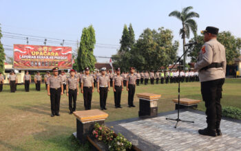 44 Personel Polres Way Kanan Raih Pangkat Baru, Kapolres Tekankan Dedikasi dan Disiplin
