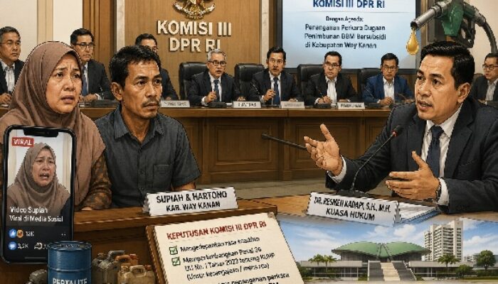Suara Masyarakat Kecil Keadilan Tingkat Nasional, Dari Way Kanan Untuk Indonesia