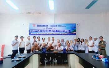 Tingkatkan Kualitas Pelayanan, BRI Tulang Bawang Gelar Service Excellent Training di Bapenda Mesuji